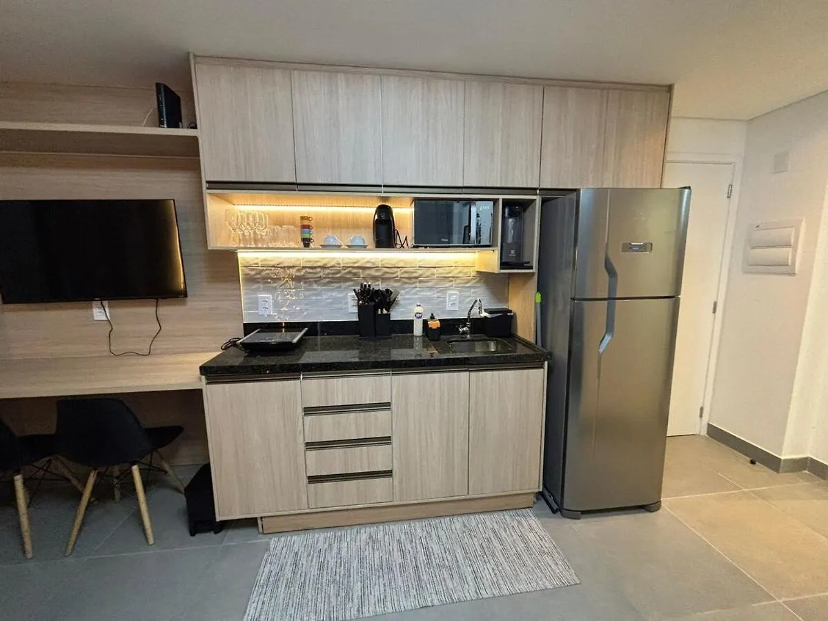 Studio Completo Em Frente Ao Allianz Parque Com 1 Vaga 상파울루 0*,  브라질